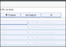 ��lem paneli ekran &ccedil;izimi