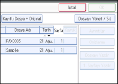 ��lem paneli ekran &ccedil;izimi