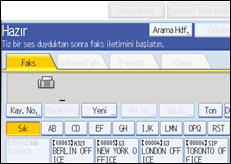 ��lem paneli ekran &ccedil;izimi