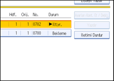 ��lem paneli ekran &ccedil;izimi