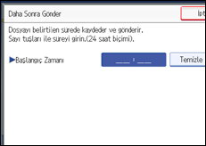 ��lem paneli ekran &ccedil;izimi