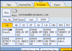 ��lem paneli ekran &ccedil;izimi