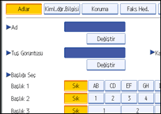 ��lem paneli ekran &ccedil;izimi