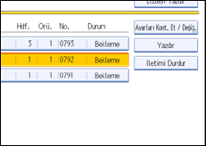 ��lem paneli ekran &ccedil;izimi