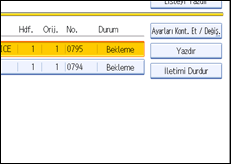 ��lem paneli ekran &ccedil;izimi