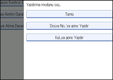 İşlem paneli ekran çizimi