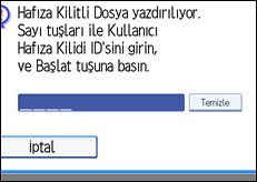 ��lem paneli ekran &ccedil;izimi