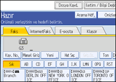 ��lem paneli ekran &ccedil;izimi