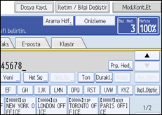 ��lem paneli ekran &ccedil;izimi