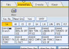 ��lem paneli ekran &ccedil;izimi