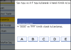 ��lem paneli ekran &ccedil;izimi
