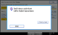 ��lem paneli ekran &ccedil;izimi