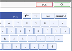 ��lem paneli ekran &ccedil;izimi