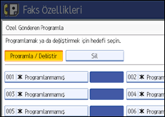 İşlem paneli ekran çizimi