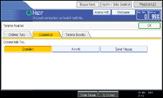 İşlem paneli ekran çizimi