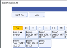 ��lem paneli ekran &ccedil;izimi
