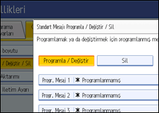 ��lem paneli ekran &ccedil;izimi