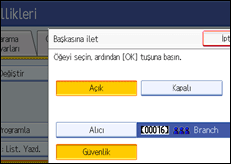 ��lem paneli ekran &ccedil;izimi