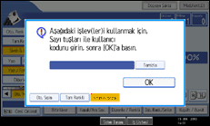 ��lem paneli ekran &ccedil;izimi