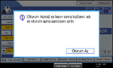 İşlem paneli ekran çizimi