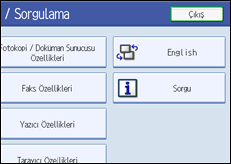 ��lem paneli ekran &ccedil;izimi