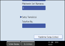 ��lem paneli ekran &ccedil;izimi