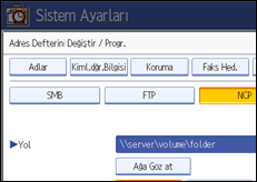 ��lem paneli ekran &ccedil;izimi