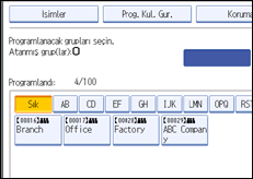��lem paneli ekran &ccedil;izimi