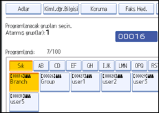 ��lem paneli ekran &ccedil;izimi