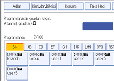 ��lem paneli ekran &ccedil;izimi