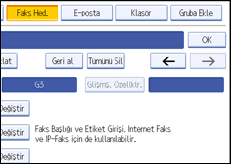 ��lem paneli ekran &ccedil;izimi