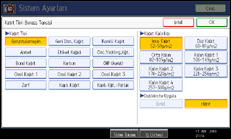 İşlem paneli ekran çizimi