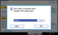 ��lem paneli ekran &ccedil;izimi