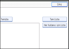 ��lem paneli ekran &ccedil;izimi