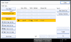��lem paneli ekran &ccedil;izimi