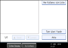 ��lem paneli ekran &ccedil;izimi