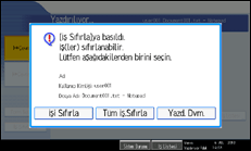��lem paneli ekran &ccedil;izimi