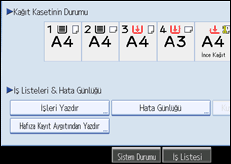 ��lem paneli ekran &ccedil;izimi