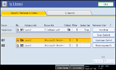 ��lem paneli ekran &ccedil;izimi