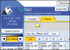 ��lem paneli ekran &ccedil;izimi