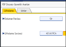 ��lem paneli ekran &ccedil;izimi