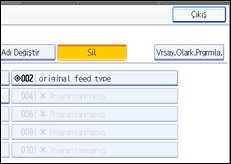 ��lem paneli ekran &ccedil;izimi