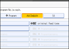 ��lem paneli ekran &ccedil;izimi