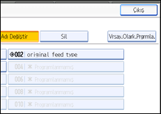 ��lem paneli ekran &ccedil;izimi