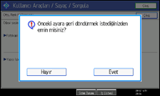 İşlem paneli ekran çizimi