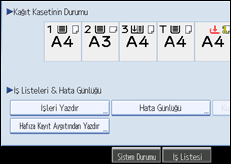 İşlem paneli ekran çizimi