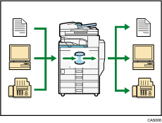 Illustration of utilizing stored documents