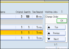 Operation panel screen illustration