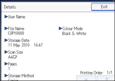 Operation panel screen illustration