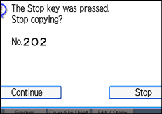 Operation panel screen illustration